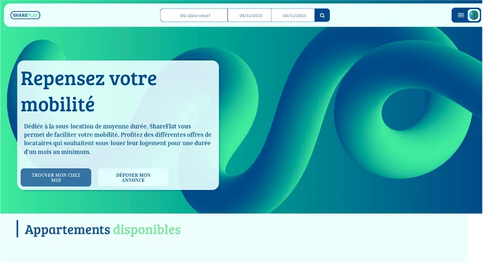 Développement d'une plateforme pour la sous-location de logements étudiants